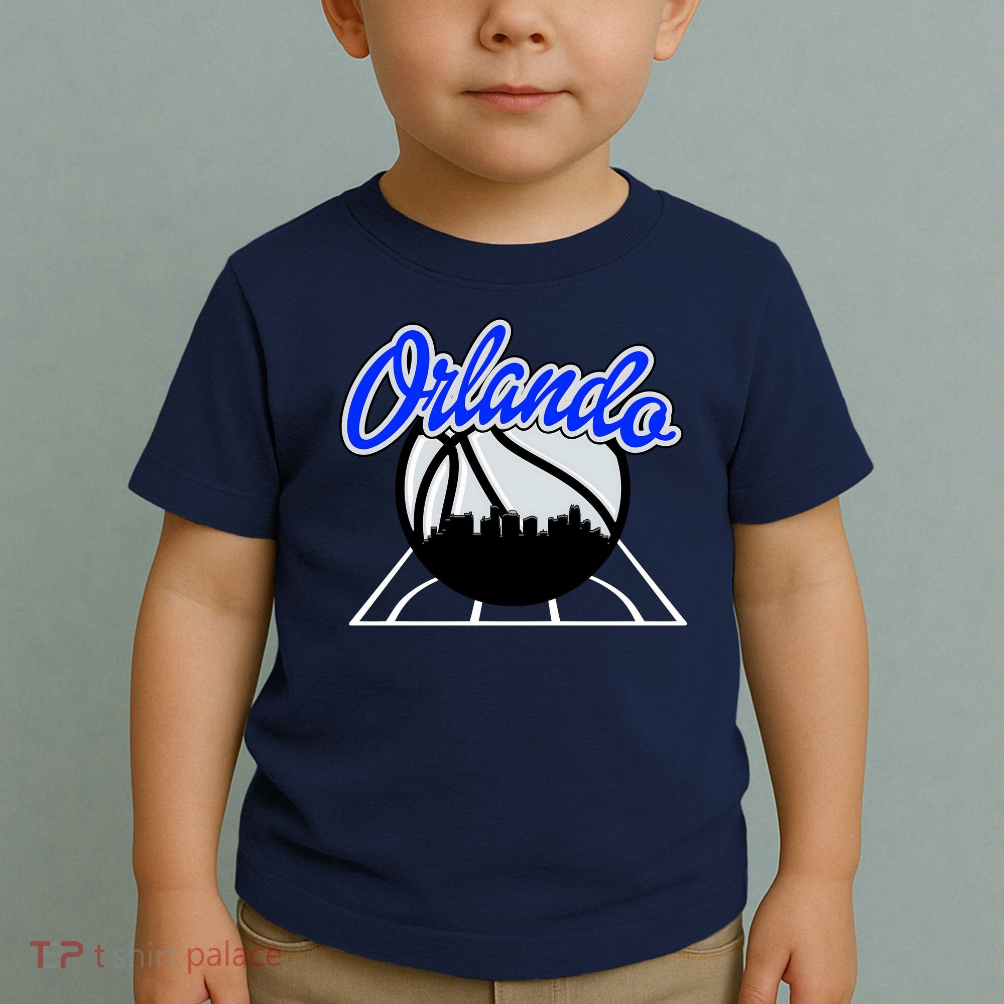 Orlando Basketball Skyline Toddler T-Shirt