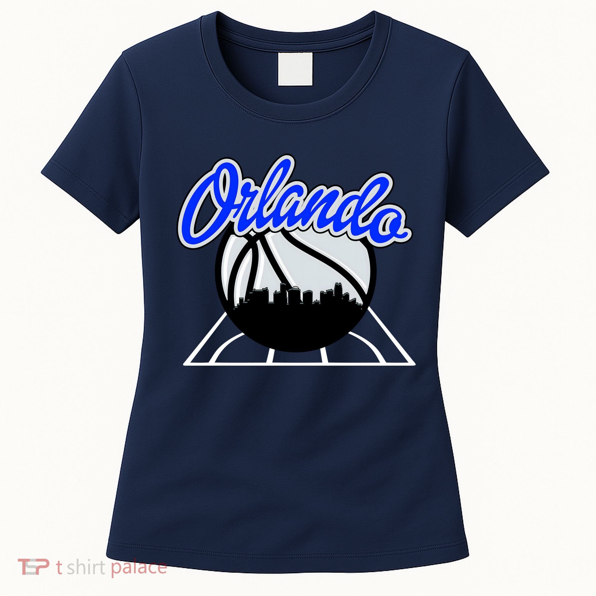 Orlando Basketball Skyline Women's T-Shirt