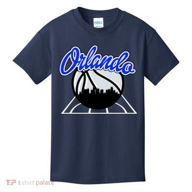 Orlando Basketball Skyline Kids T-Shirt