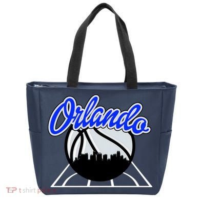 Orlando Basketball Skyline Tote Bag