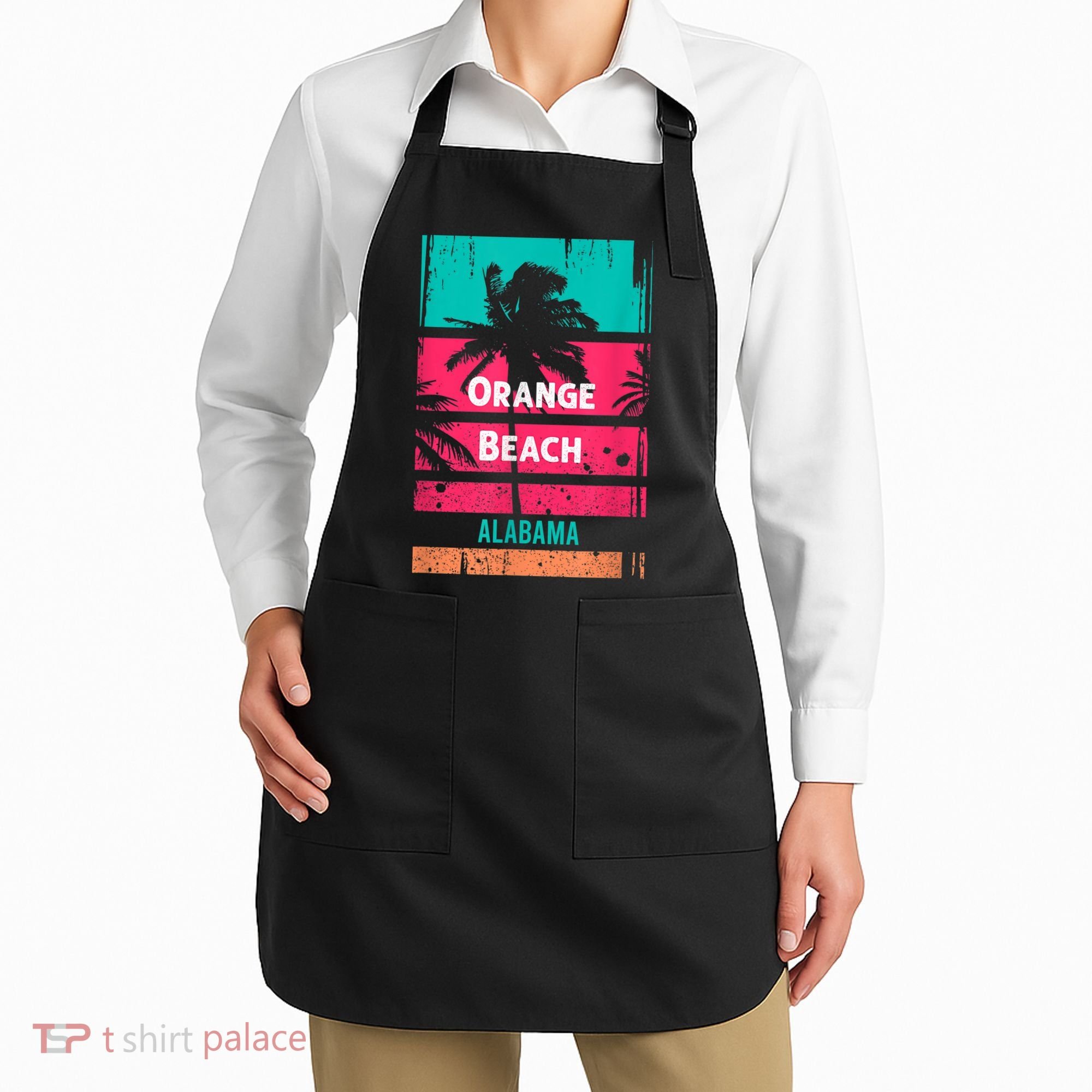 Orange Beach Souvenir Alabama Reminder Apron