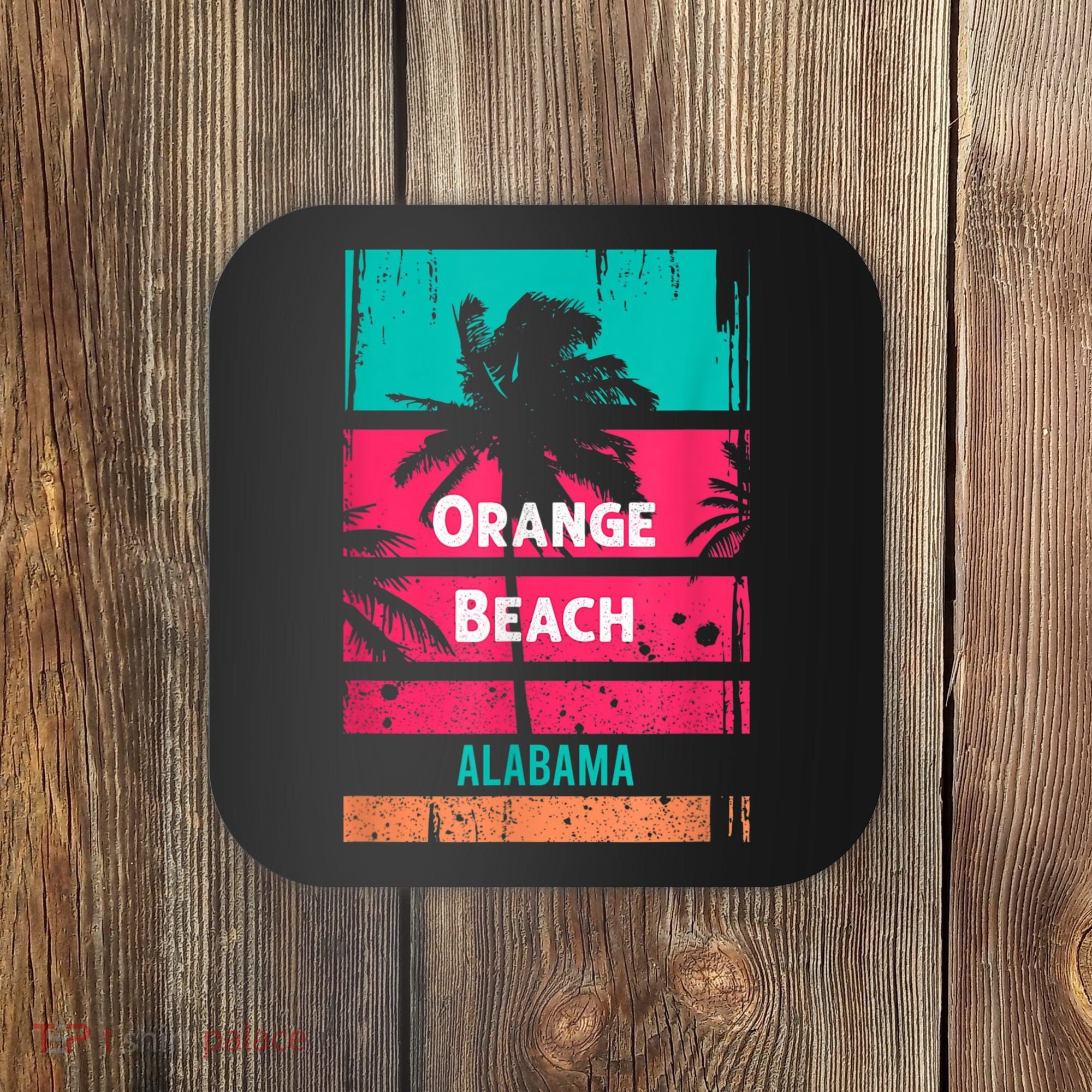 Orange Beach Souvenir Alabama Reminder Coaster