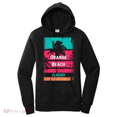 Orange Beach Souvenir Alabama Reminder Women's Hoodie