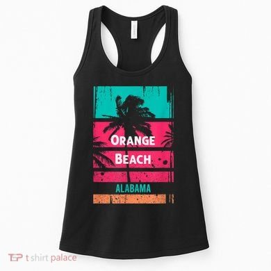 Orange Beach Souvenir Alabama Reminder Women's Tank Top
