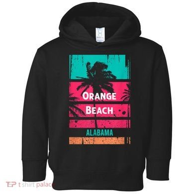 Orange Beach Souvenir Alabama Reminder Toddler Hoodie