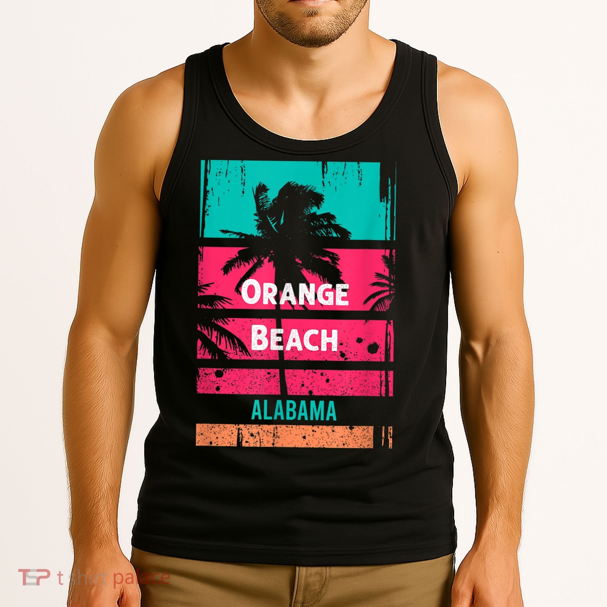 Orange Beach Souvenir Alabama Reminder Tank Top