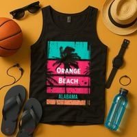 Orange Beach Souvenir Alabama Reminder Tank Top thumb 4