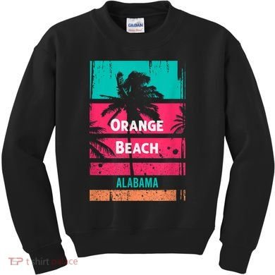 Orange Beach Souvenir Alabama Reminder Kids Sweatshirt