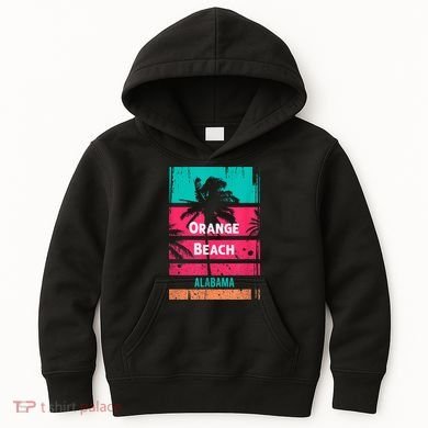 Orange Beach Souvenir Alabama Reminder Kids Hoodie