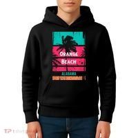 Orange Beach Souvenir Alabama Reminder Kids Hoodie thumb 4