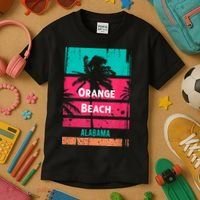 Orange Beach Souvenir Alabama Reminder Kids T-Shirt thumb 3