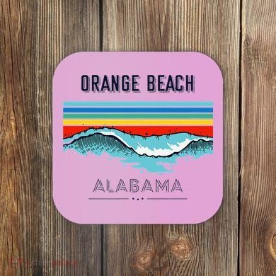 Orange Beach Souvenir Alabama Reminder Coaster