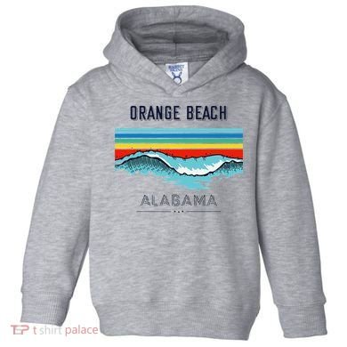 Orange Beach Souvenir Alabama Reminder Toddler Hoodie