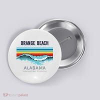 Orange Beach Souvenir Alabama Reminder Button thumb 0