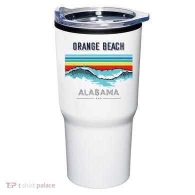 Orange Beach Souvenir Alabama Reminder Tumbler