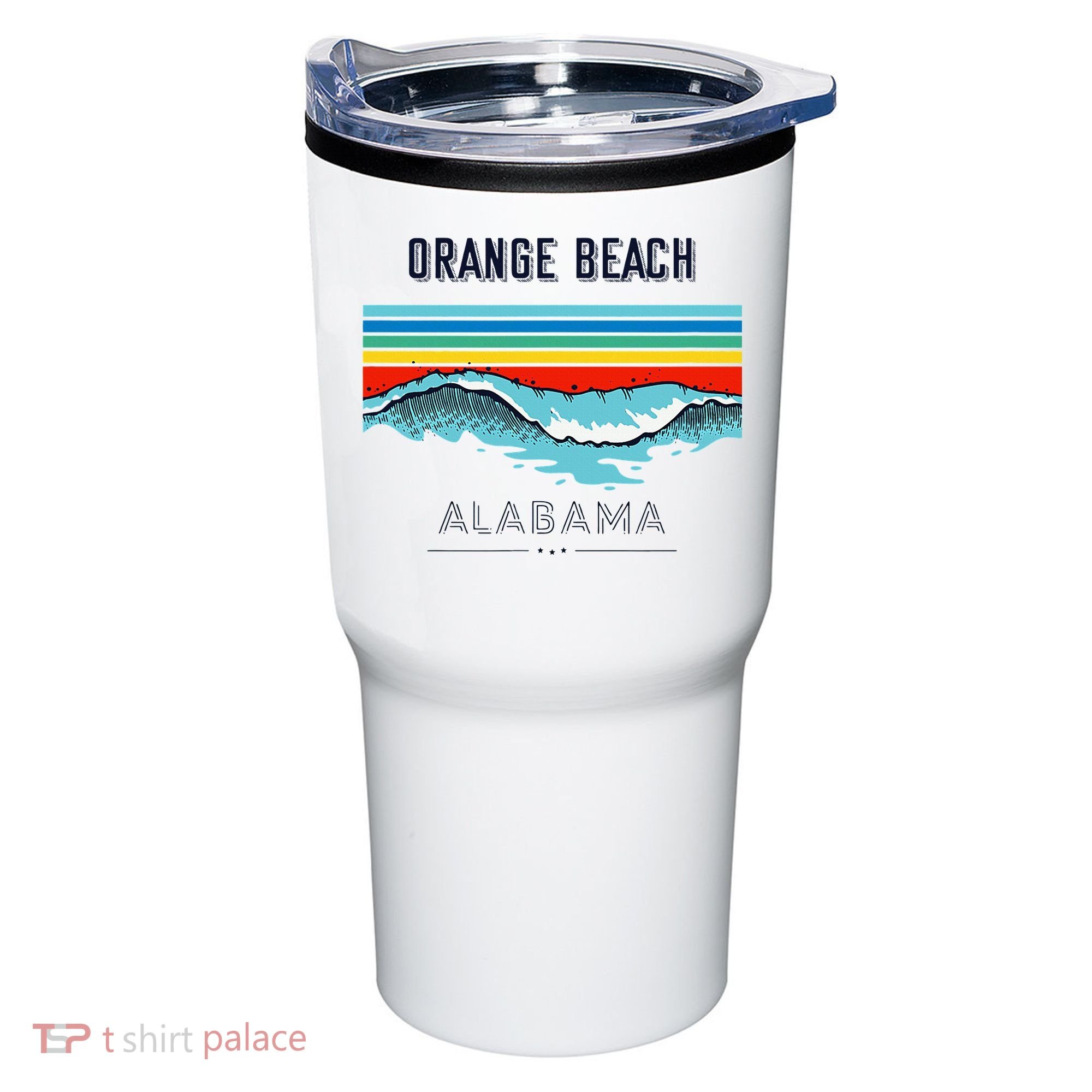Orange Beach Souvenir Alabama Reminder Tumbler