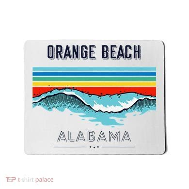 Orange Beach Souvenir Alabama Reminder Mousepad