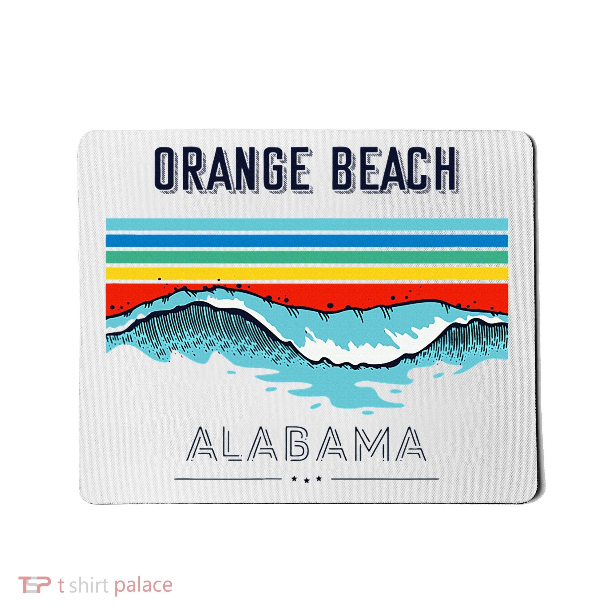 Orange Beach Souvenir Alabama Reminder Mousepad