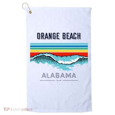 Orange Beach Souvenir Alabama Reminder Golf Towel
