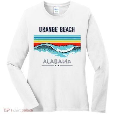 Orange Beach Souvenir Alabama Reminder Women's Long Sleeve Shirt