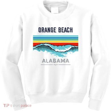 Orange Beach Souvenir Alabama Reminder Kids Sweatshirt