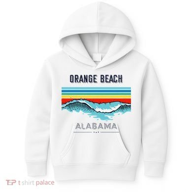 Orange Beach Souvenir Alabama Reminder Kids Hoodie