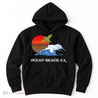 Ocean Beach San Diego California Sunset Ob Parrot Hoodie thumb 0