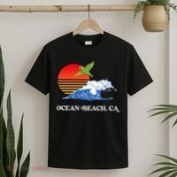 Ocean Beach San Diego California Sunset Ob Parrot T-Shirt thumb 2