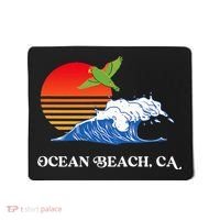 Ocean Beach San Diego California Sunset Ob Parrot Mousepad thumb 0