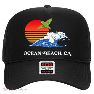 Ocean Beach San Diego California Sunset Ob Parrot Hat