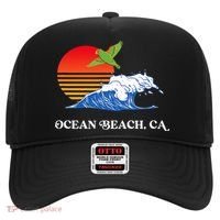 Ocean Beach San Diego California Sunset Ob Parrot Hat thumb 0