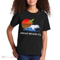Ocean Beach San Diego California Sunset Ob Parrot Kids T-Shirt thumb 2