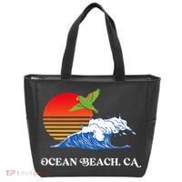 Ocean Beach San Diego California Sunset Ob Parrot Tote Bag thumb 0