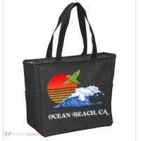 Ocean Beach San Diego California Sunset Ob Parrot Tote Bag thumb 2