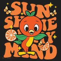 Orange Bird Sunshine Five-Panel Snapback Cap thumb 2