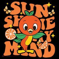 Orange Bird Sunshine T-Shirt thumb 7
