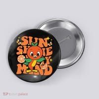 Orange Bird Sunshine Button thumb 0