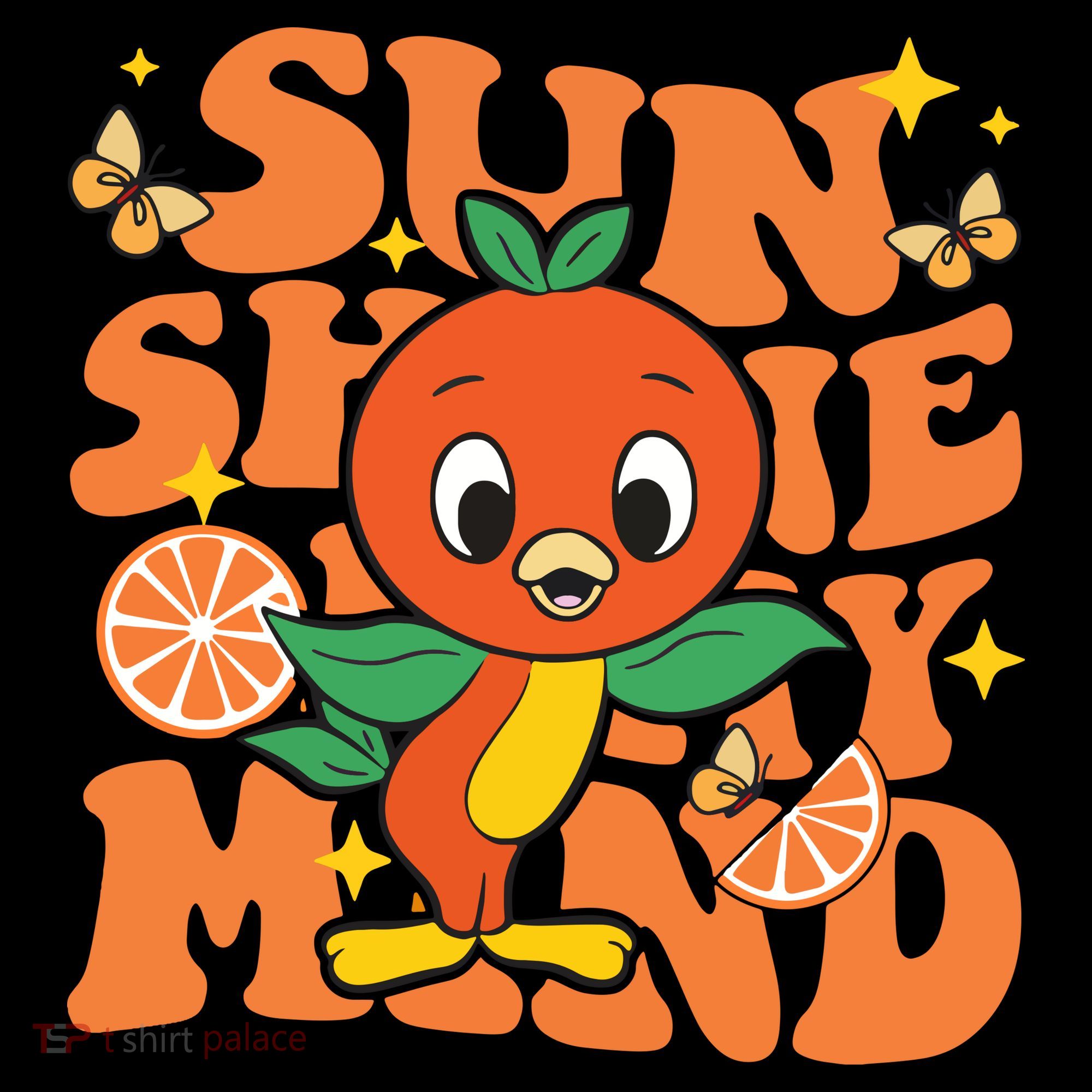 Orange Bird Sunshine Women's Tank Top
