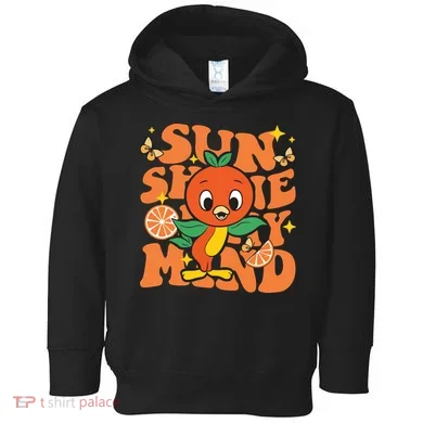 Orange Bird Sunshine Toddler Hoodie