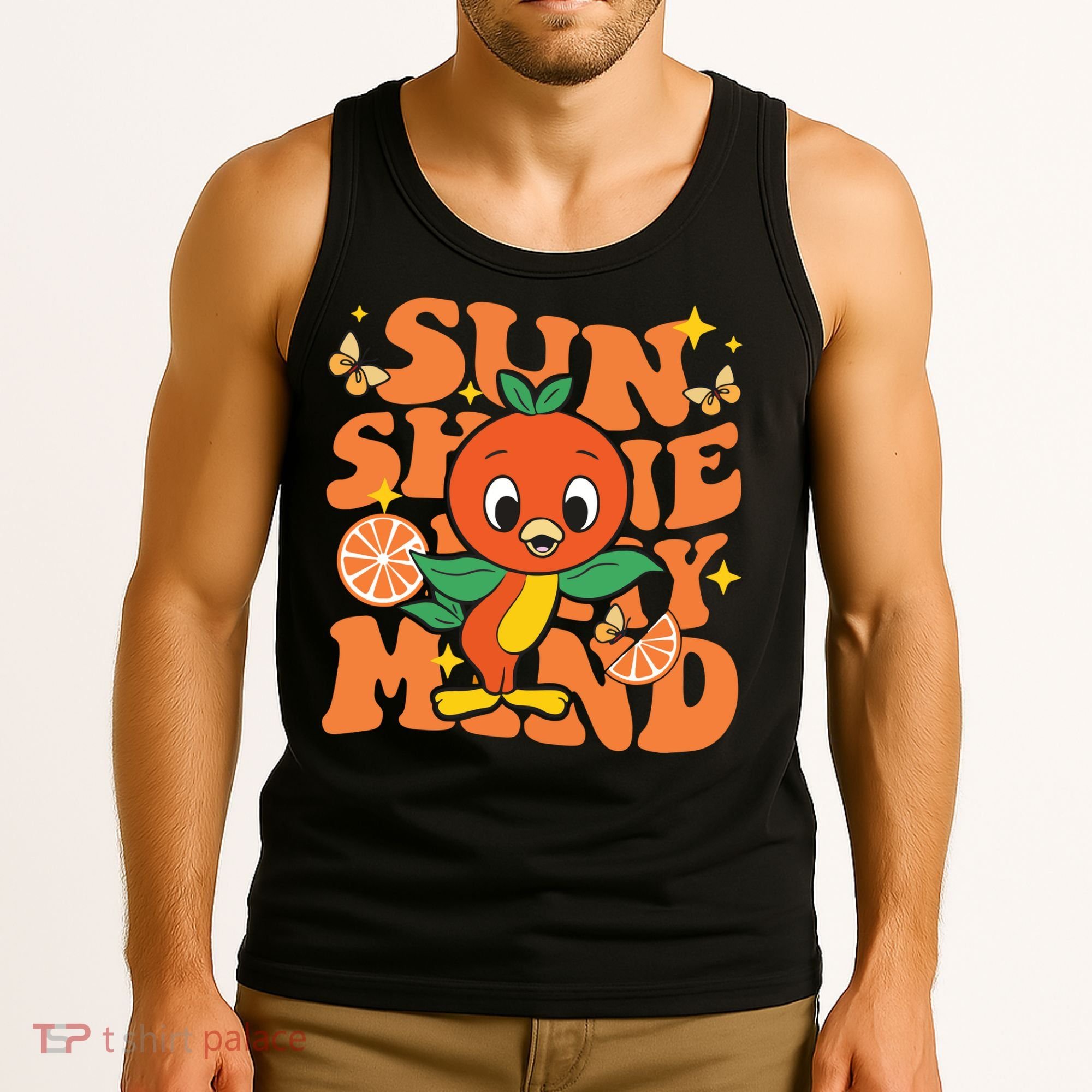 Orange Bird Sunshine Tank Top