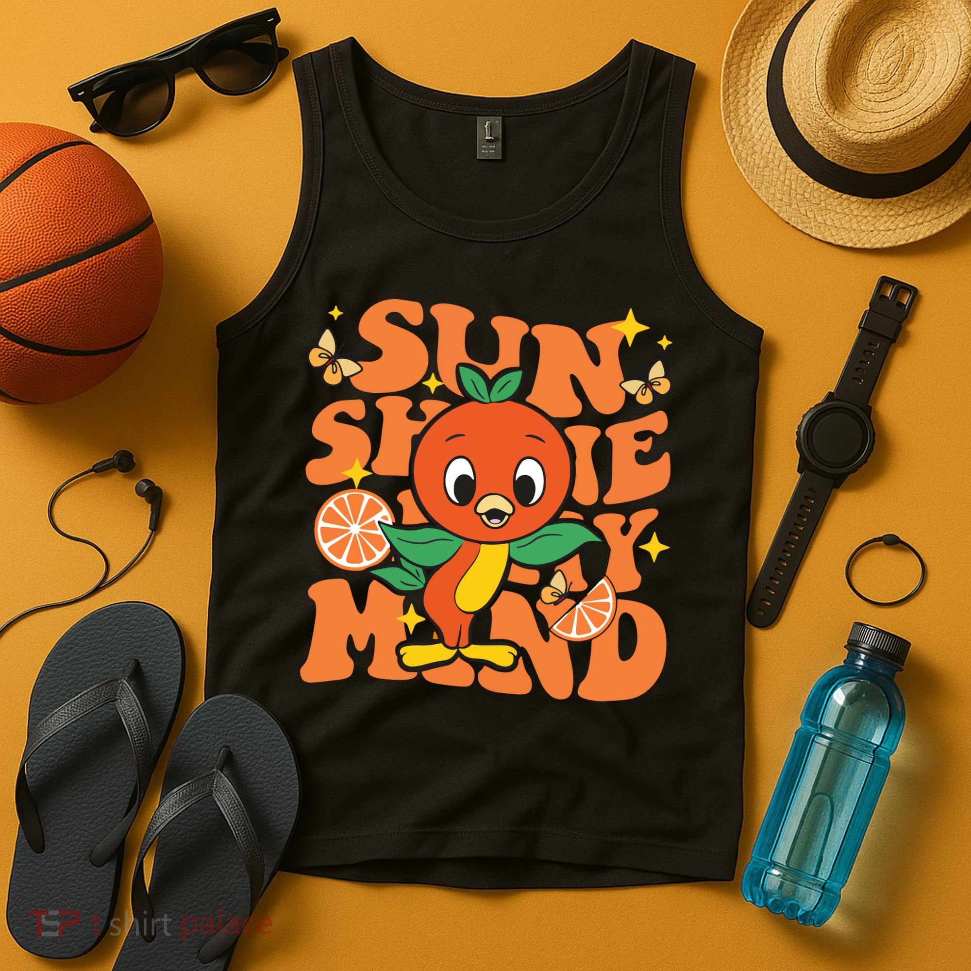 Orange Bird Sunshine Tank Top