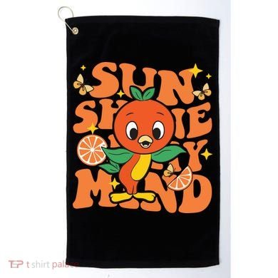 Orange Bird Sunshine Golf Towel