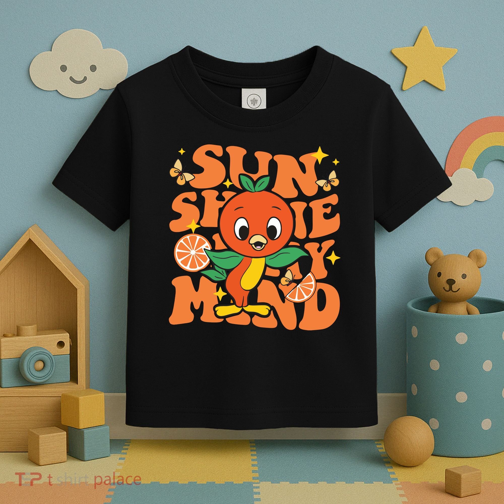 Orange Bird Sunshine Toddler T-Shirt