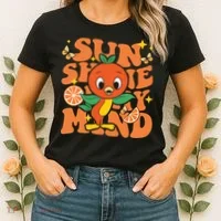 Orange Bird Sunshine Women's T-Shirt thumb 2