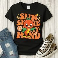 Orange Bird Sunshine Women's T-Shirt thumb 3