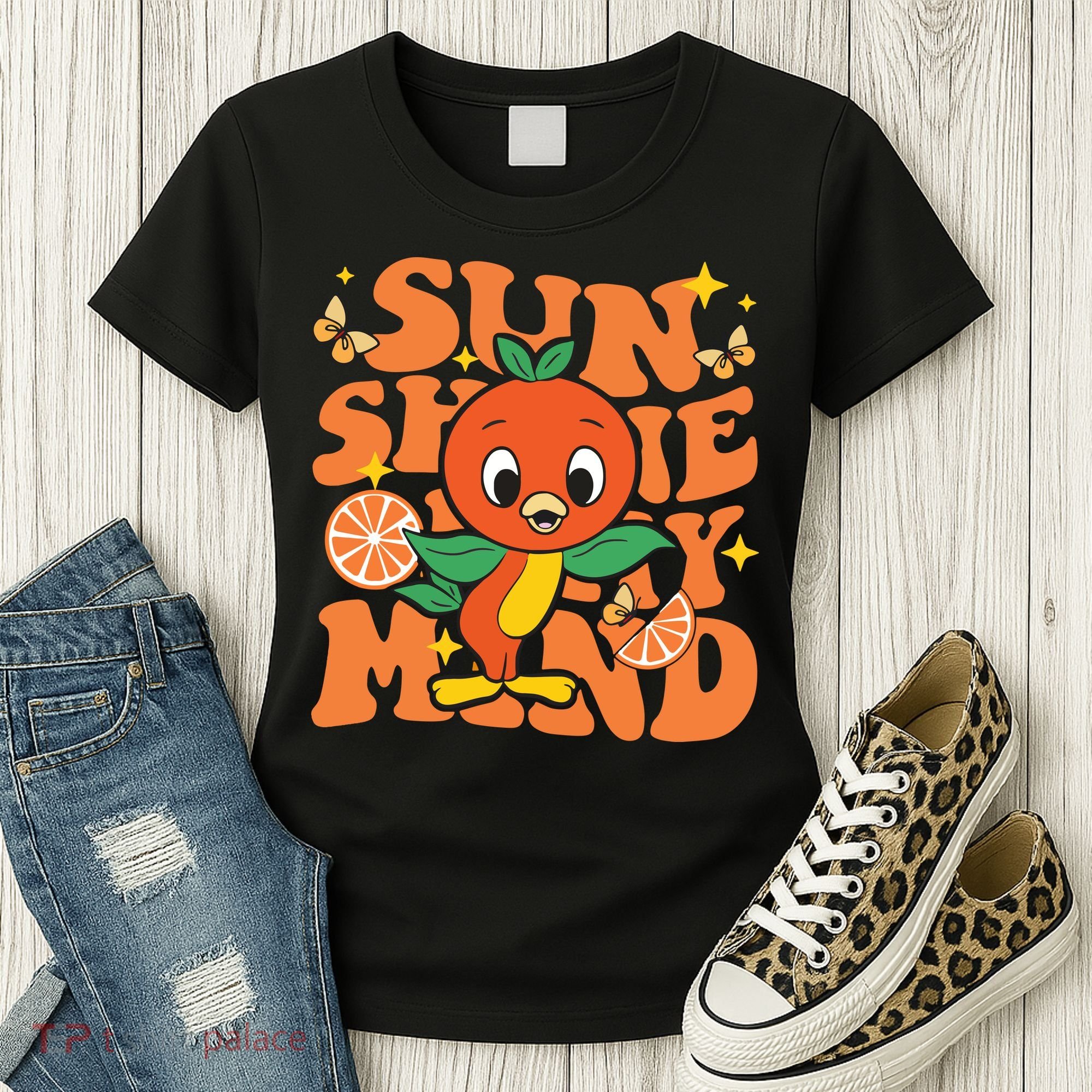 Orange Bird Sunshine Women's T-Shirt