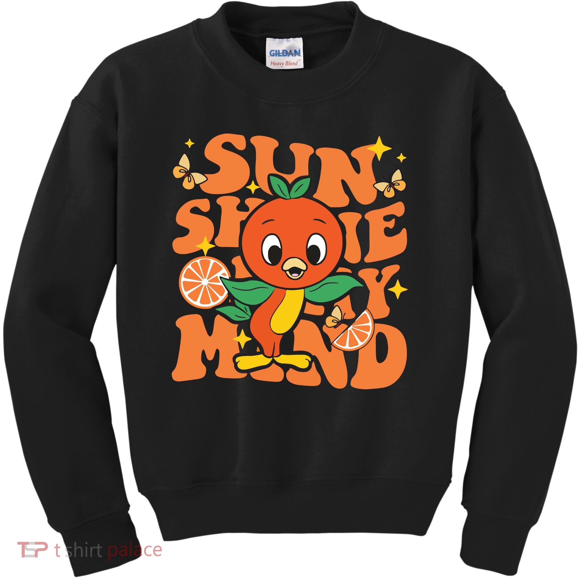 Orange Bird Sunshine Kids Sweatshirt