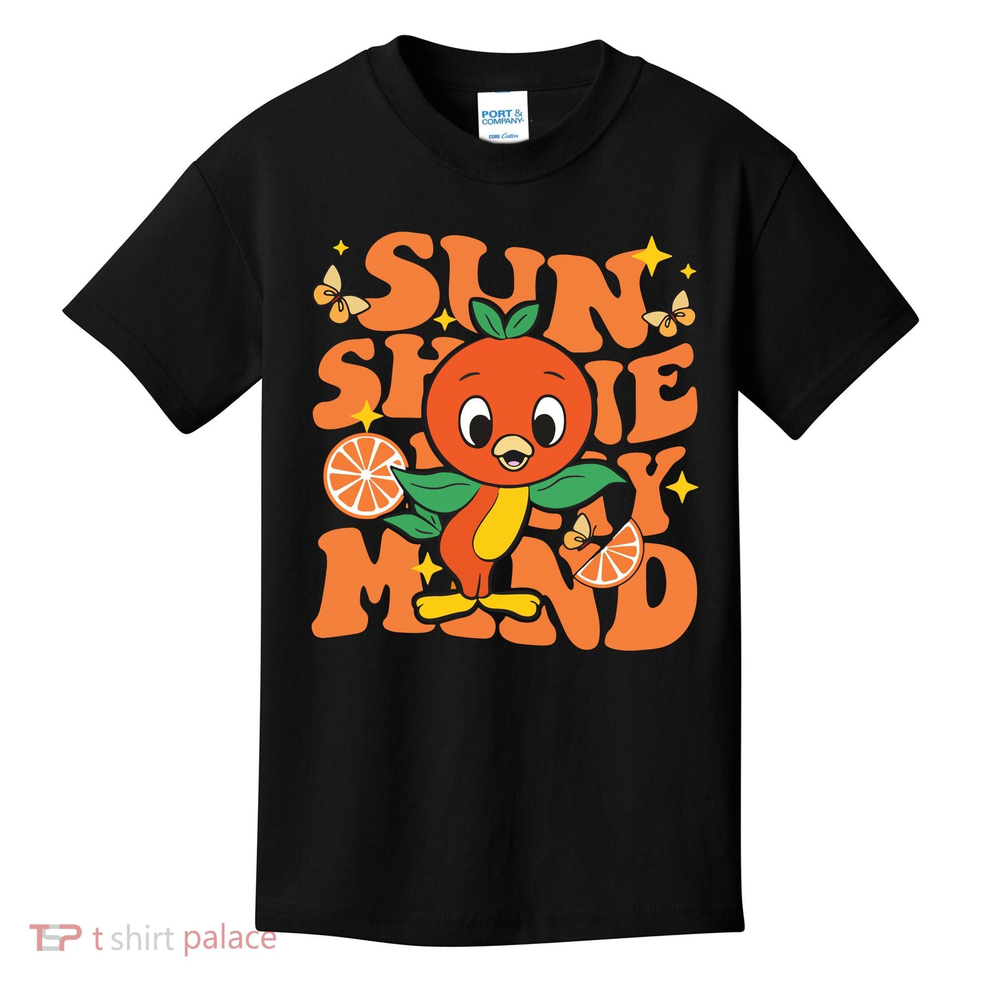 Orange Bird Sunshine Kids T-Shirt
