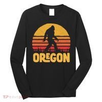 Oregon Bigfoot Sasquatch & Sun Long Sleeve Shirt thumb 0
