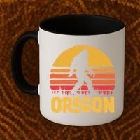 Oregon Bigfoot Sasquatch & Sun Coffee Mug thumb 2